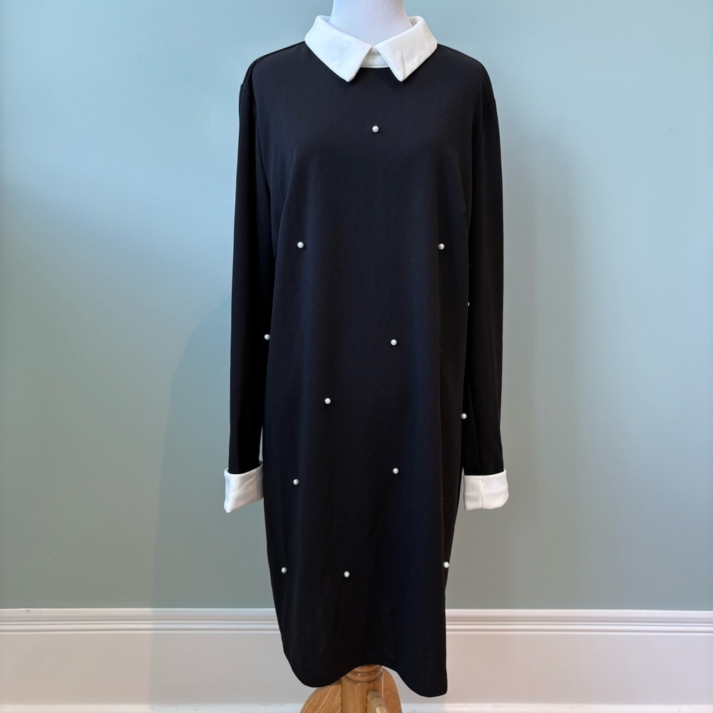 Wednesday Addams Cosplay Costume Dark Academia Whimsigoth Dress Sz XL